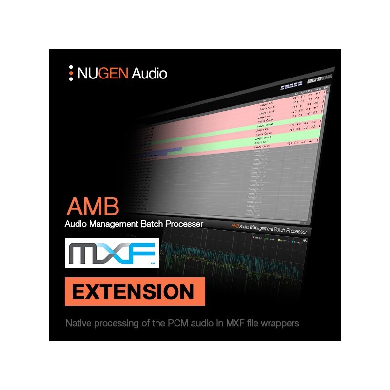 NUGEN AMB MXF Module｜音訊處理擴充模組