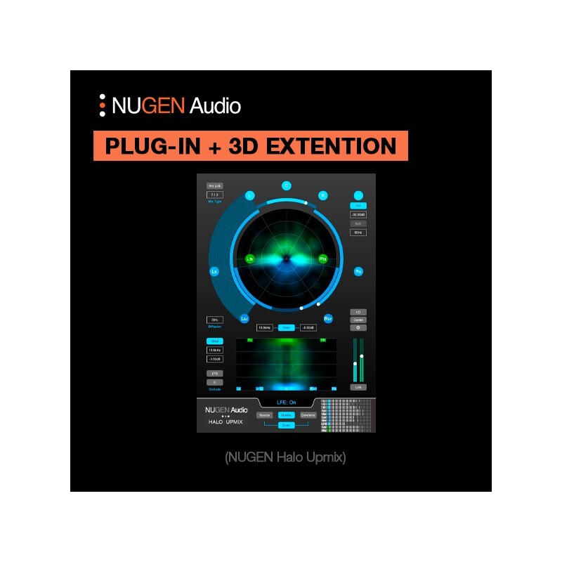 NUGEN Halo Upmix w 3D extension｜立體聲3D上混軟體(含主程式)