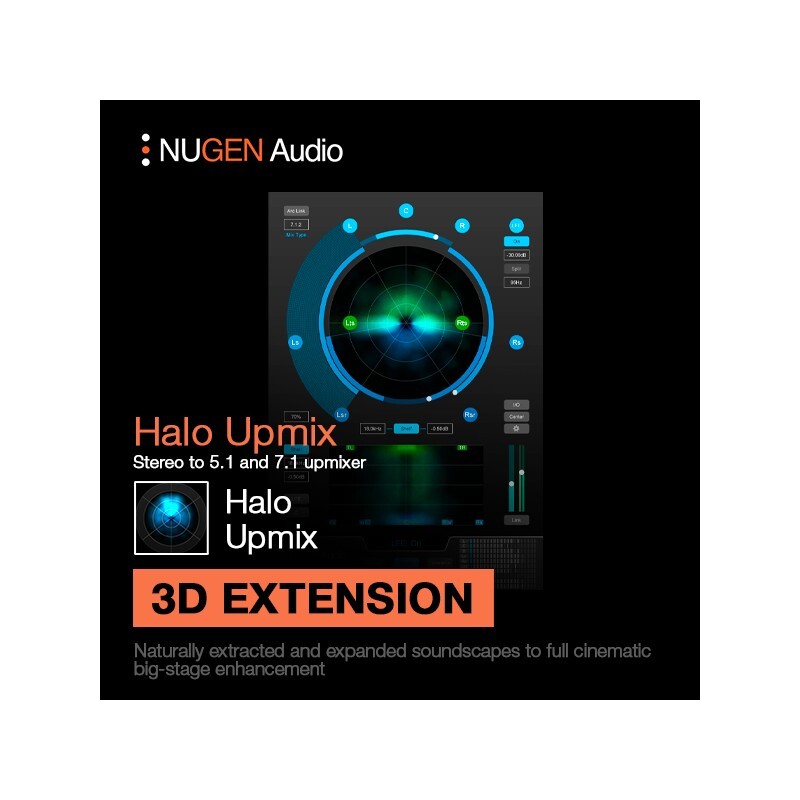 NUGEN Halo Upmix 3D extension｜立體聲3D上混擴充