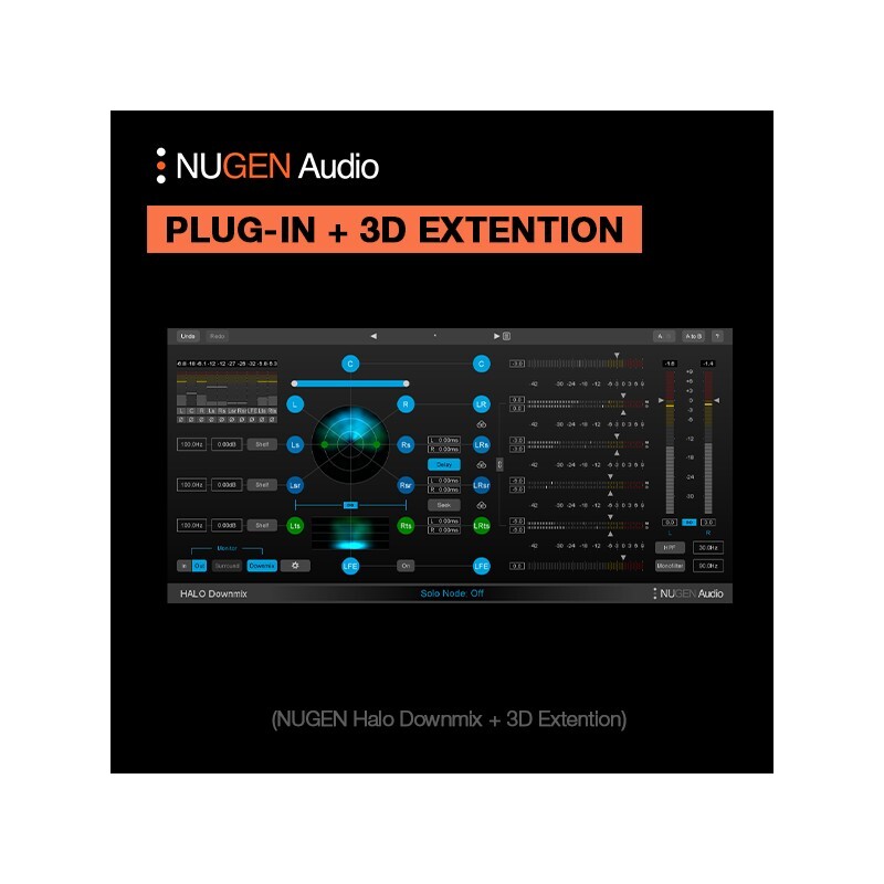 NUGEN Halo Downmix w 3D extension｜環繞聲降混軟體(含主程式)