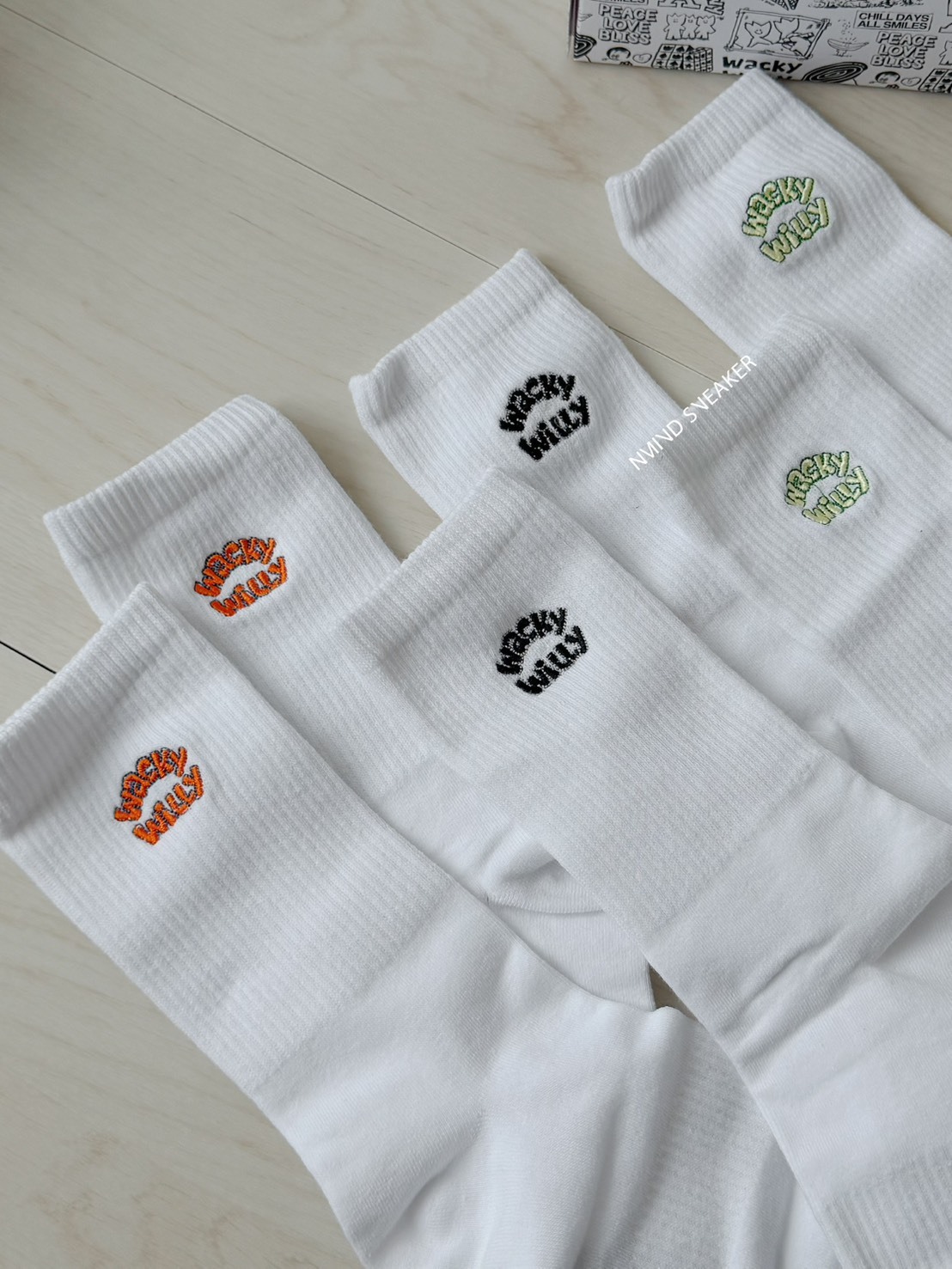 <快速出貨> WACKY WILLY 襪襪三件組 禮盒