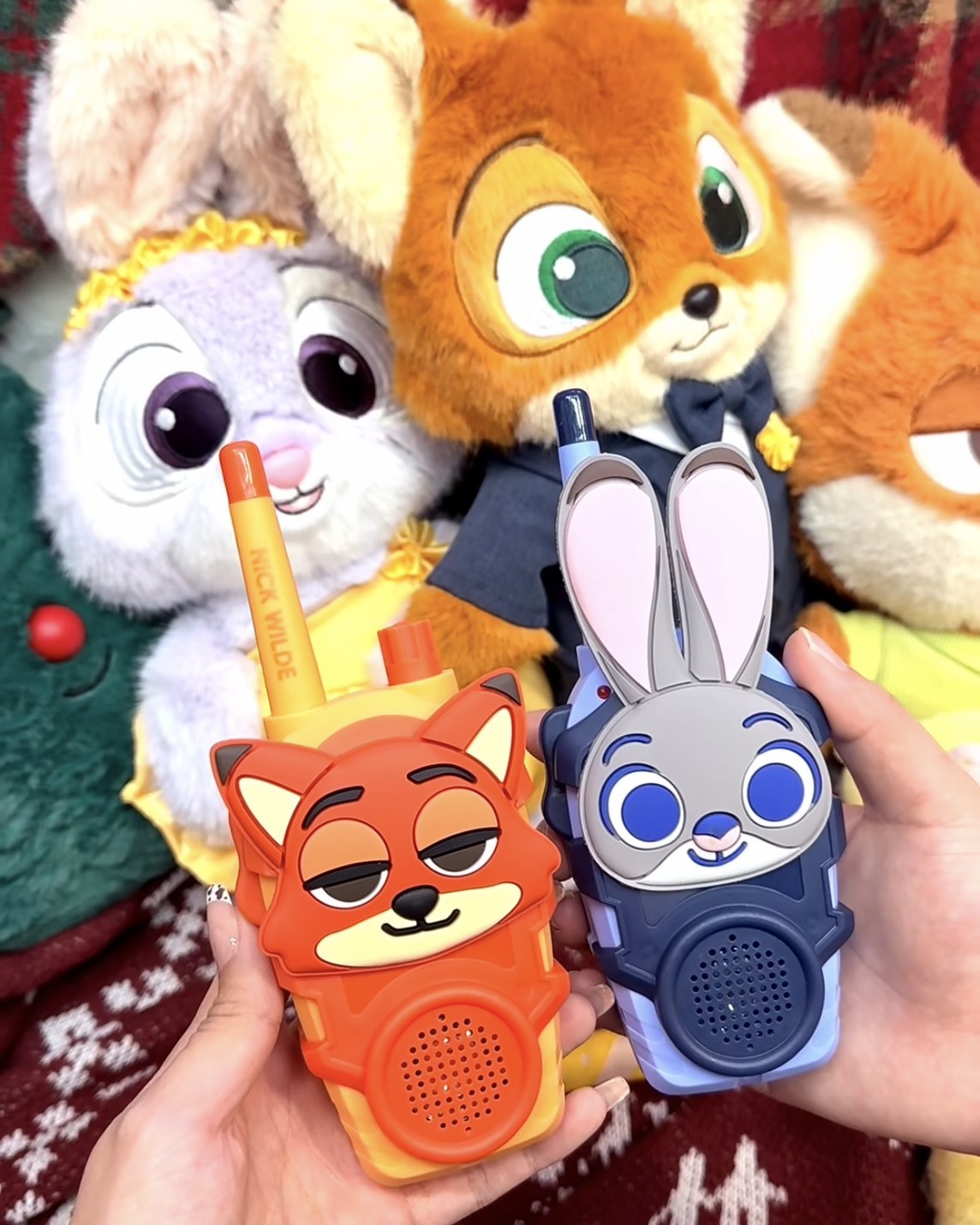 <快速出貨>動物方城市 尼克茱蒂 無線對講機 一對