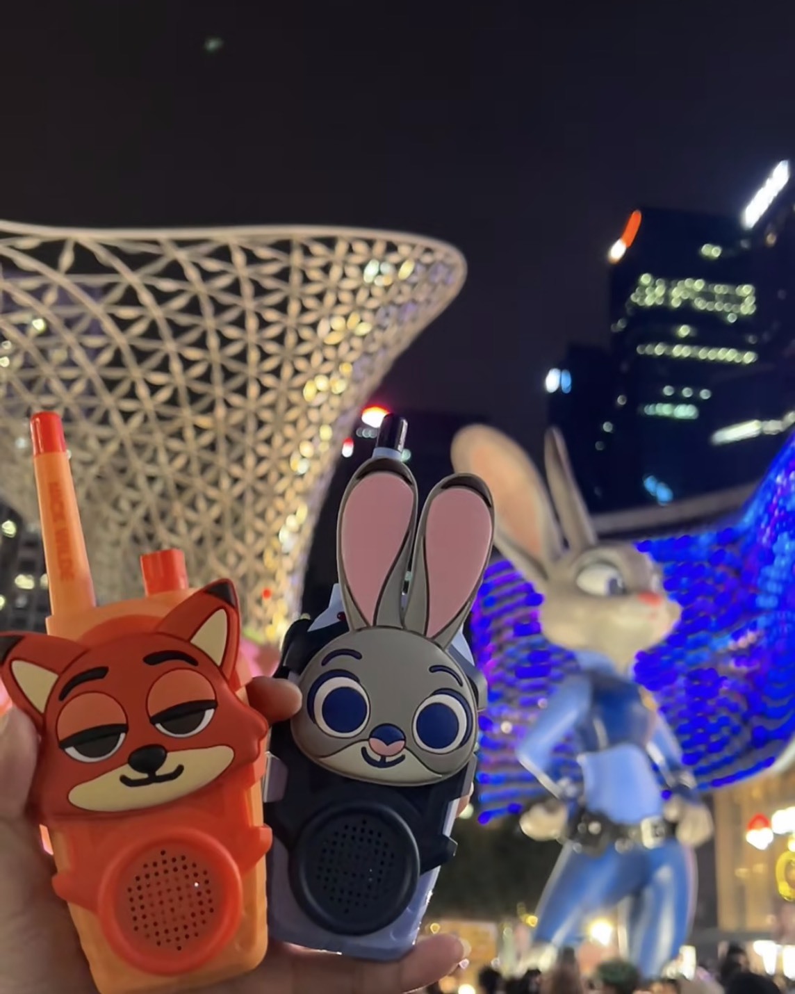 <快速出貨>動物方城市 尼克茱蒂 無線對講機 一對