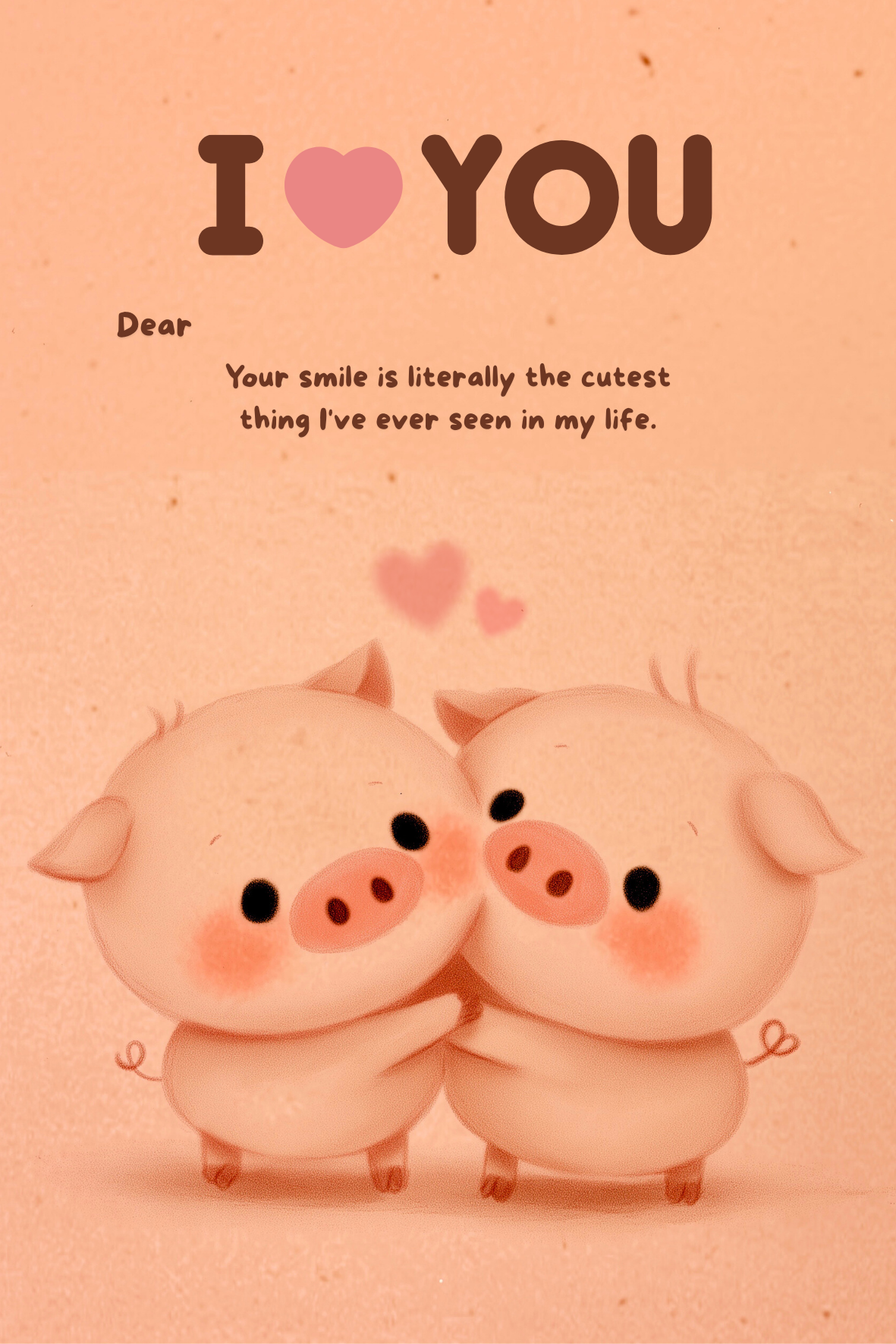 小豬我愛你卡