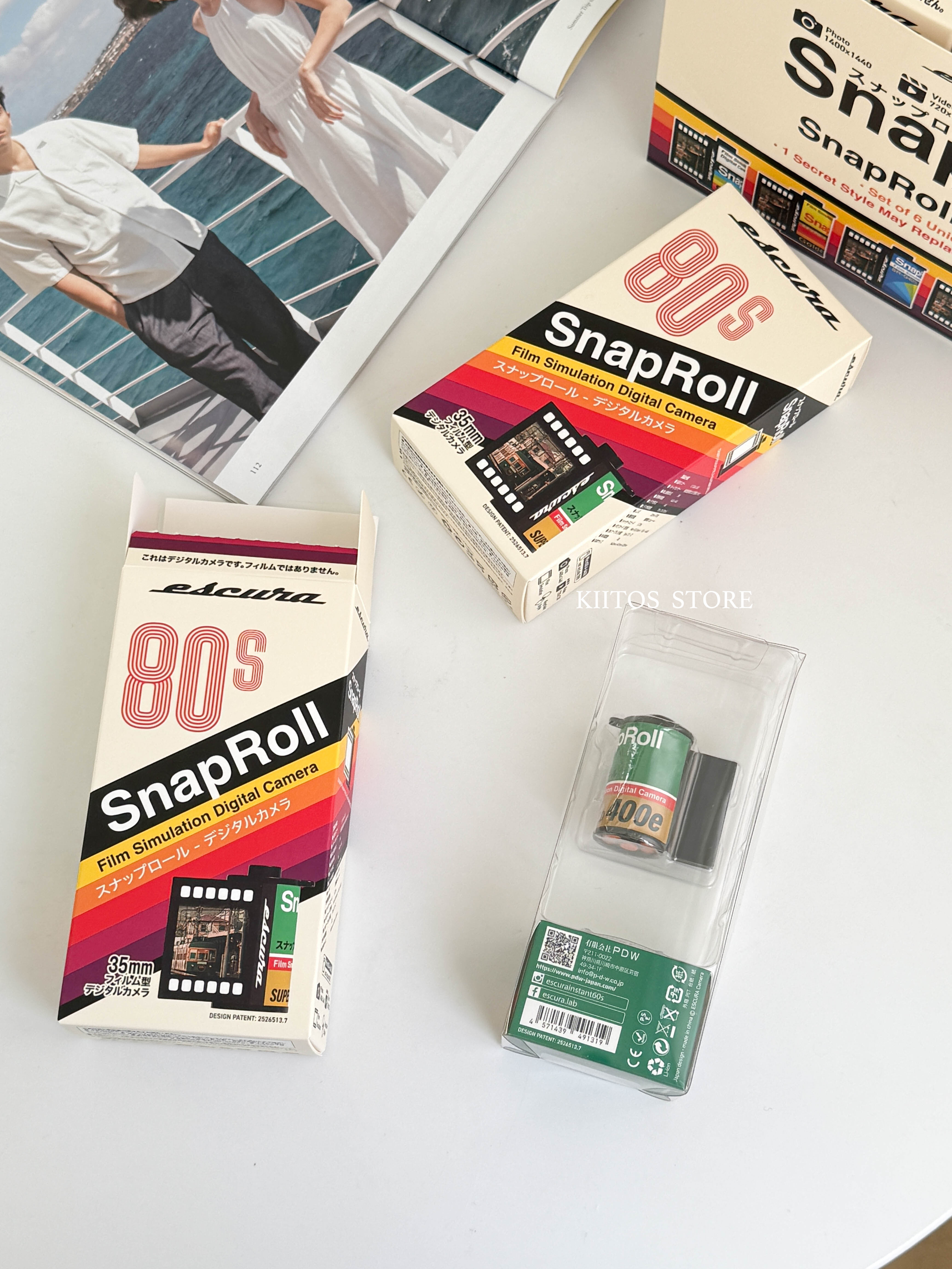 【現貨】Escura SnapRoll 底片造型 可拍可錄 迷你相機 盲盒 鑰匙圈 袖珍 數位相機盲盒