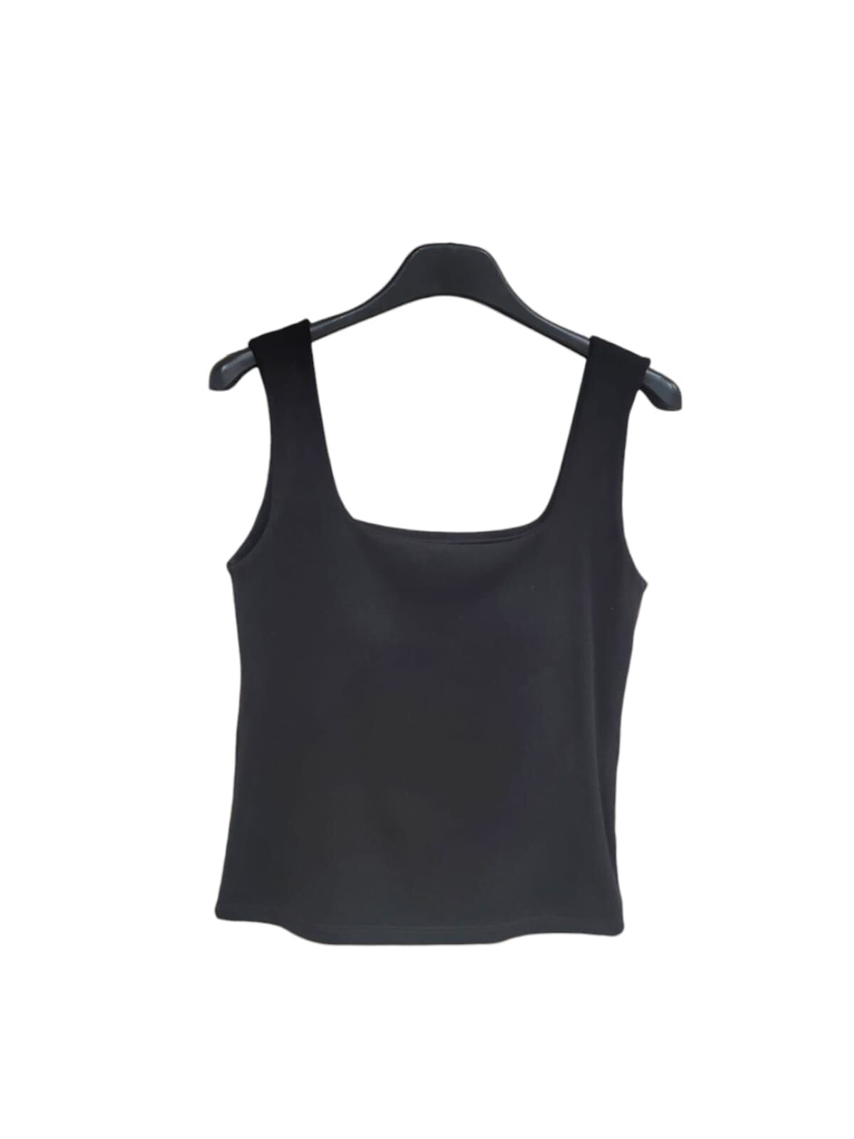 A11 #23730  直紋方領 bra top - 黑色