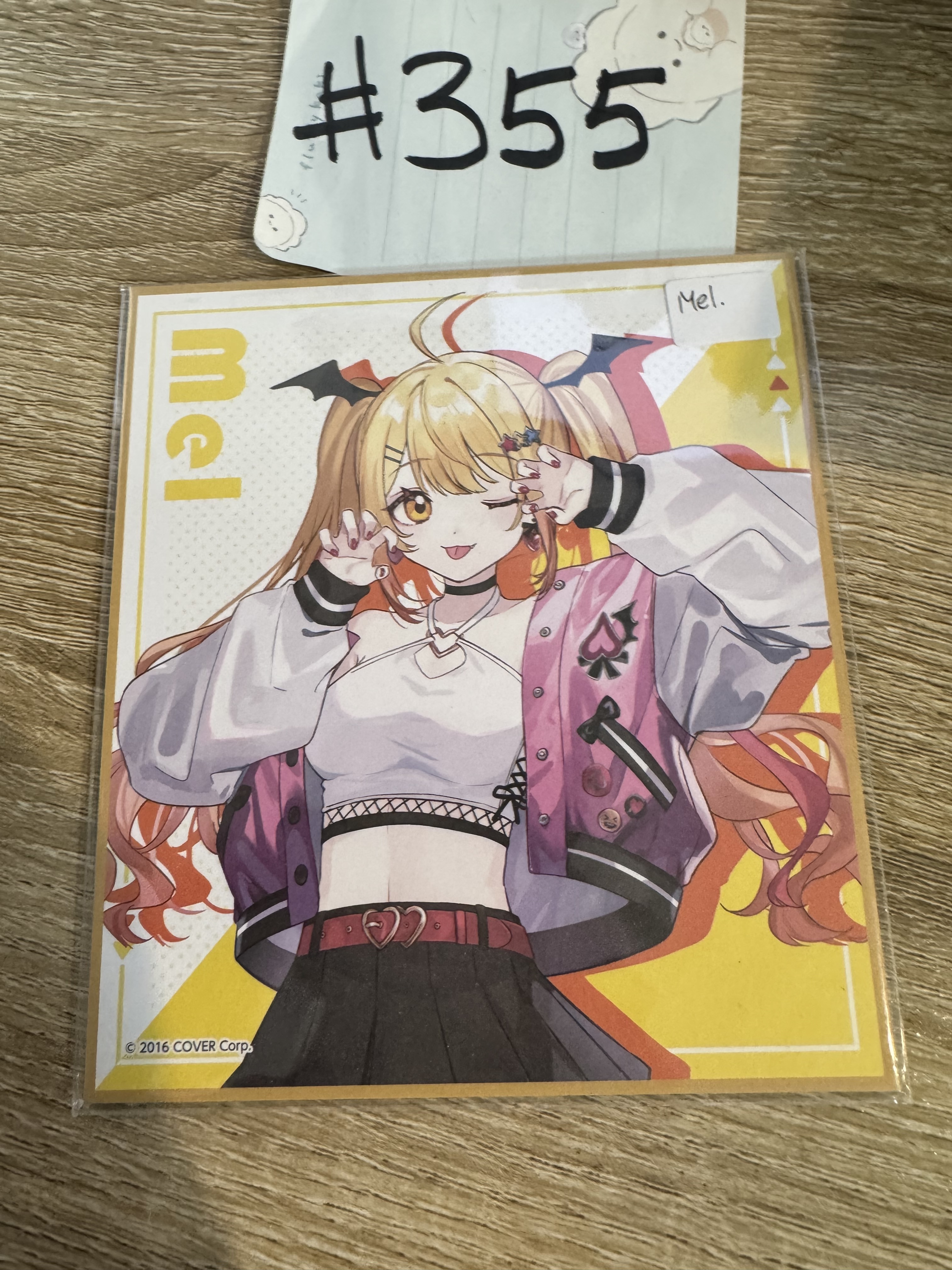HOLOLIVE MEL 色紙#355