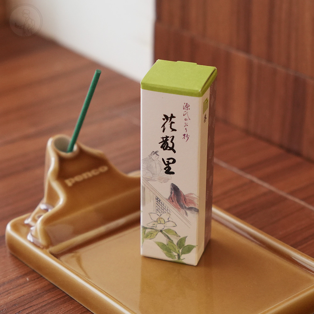 京都松榮堂 源氏香韻抄 花散里線香 附簡易型香立