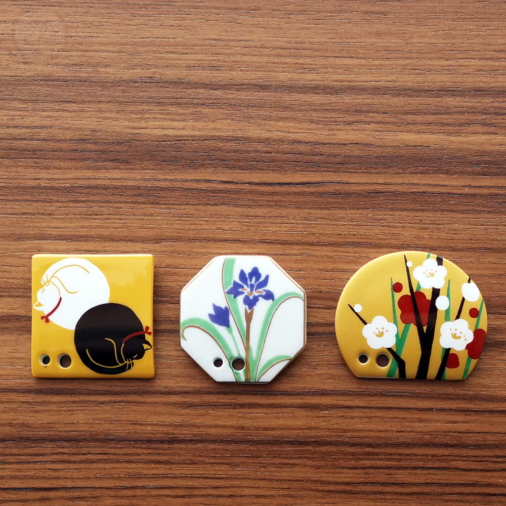 京都松榮堂 雙孔陶瓷香立