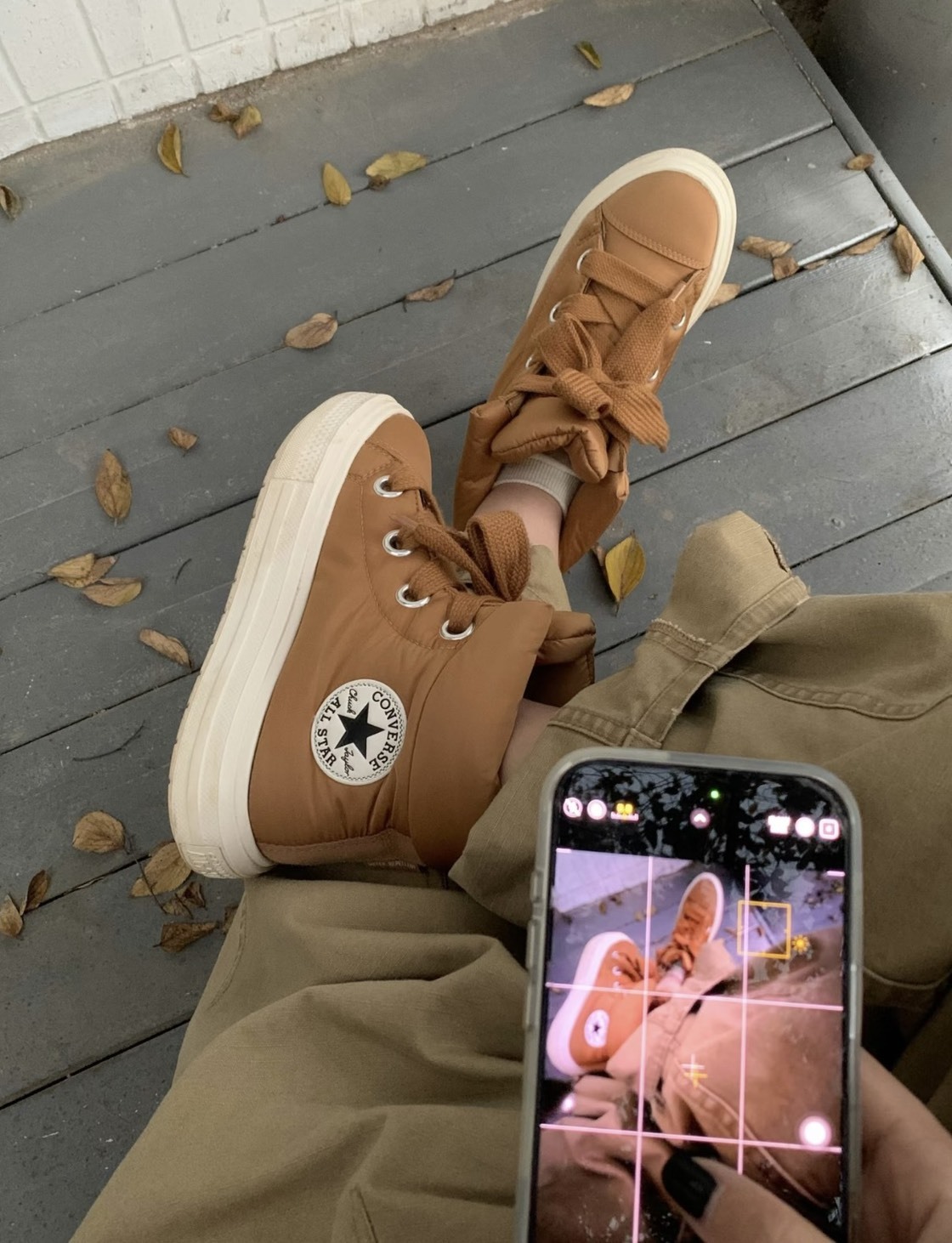 <穿靴的人先享受冬天👢> Converse ELEMENTS BOOT 蓬蓬短靴 落葉卡其🍁