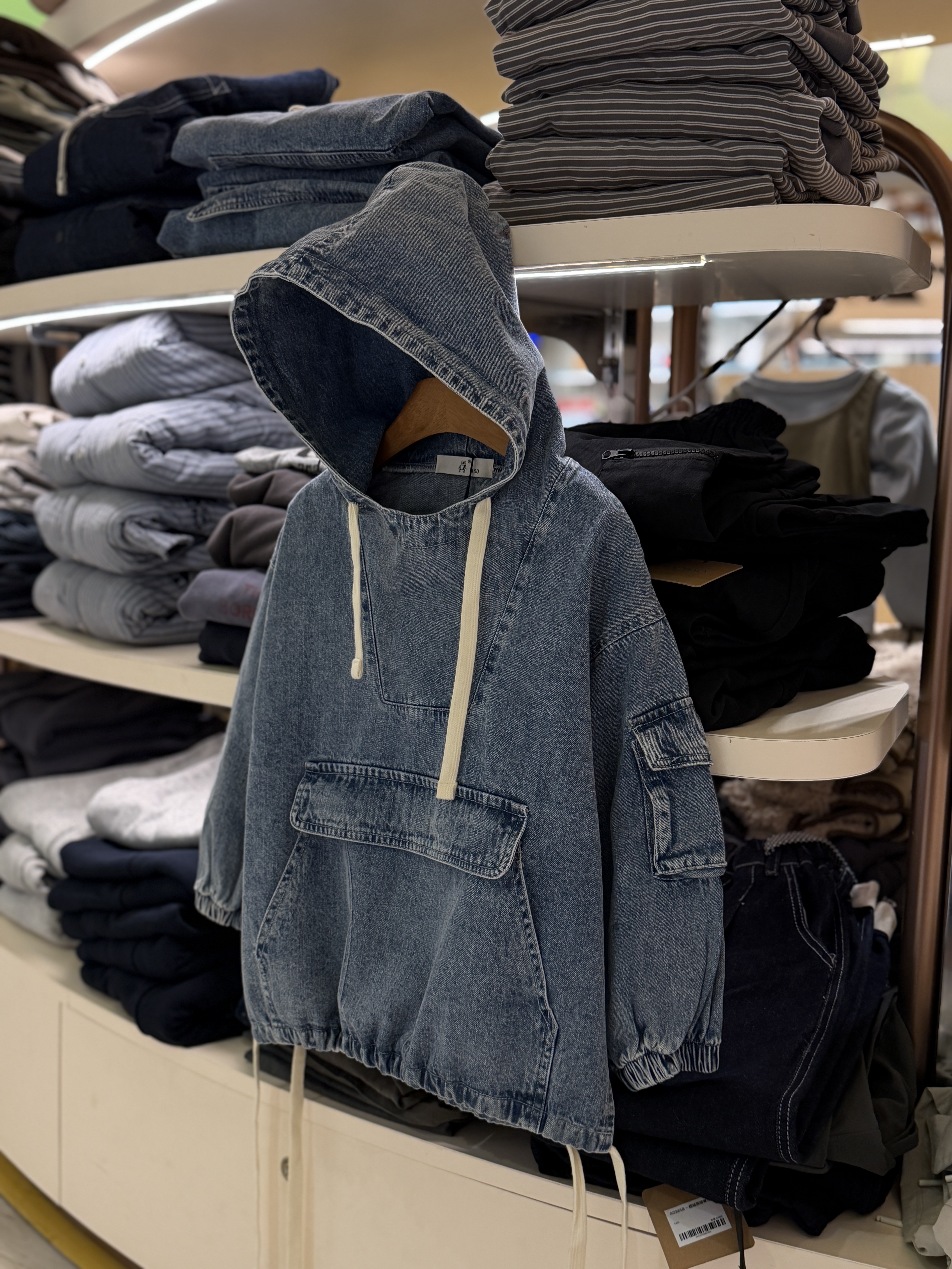 A03900連帽牛仔上衣