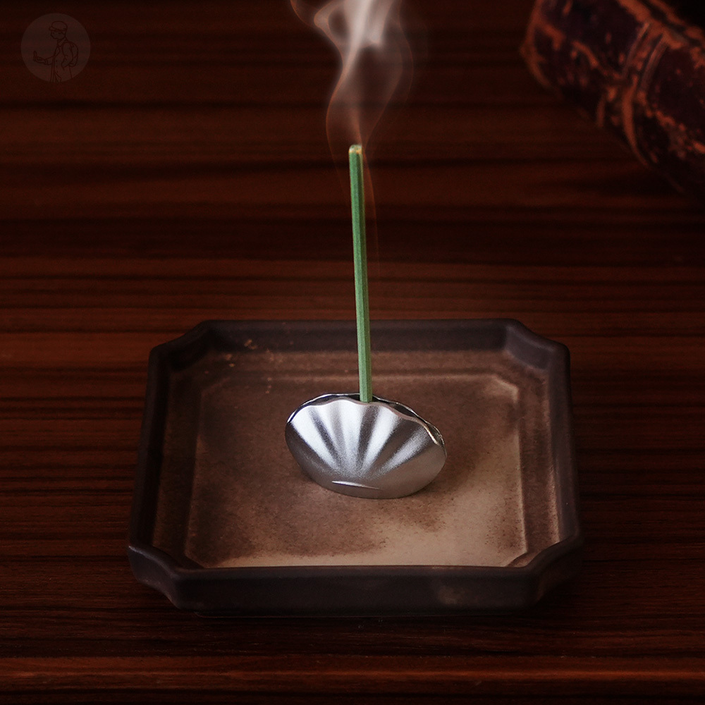 京都松榮堂 金屬貝殼香立