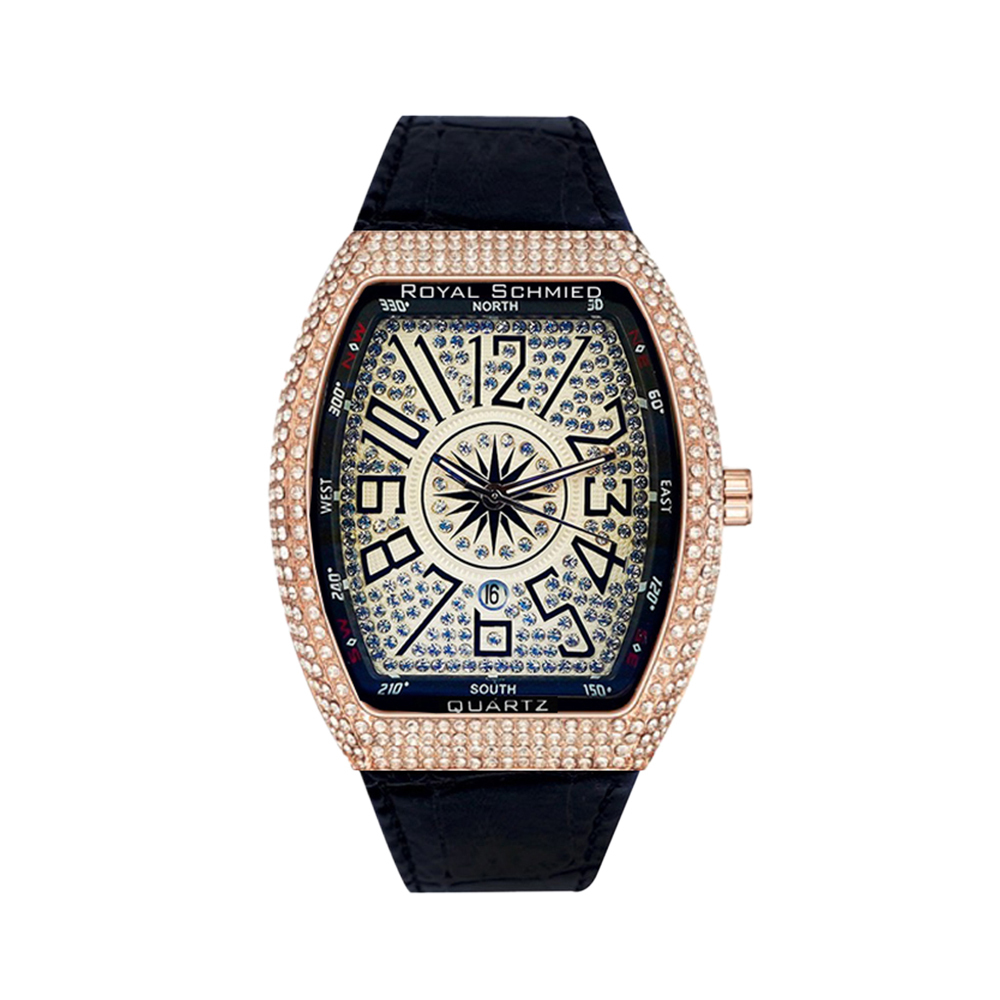 【Royal Schmied】RYS-C003 帶日期 晶鑽錶殼 夜光指針 石英 手錶