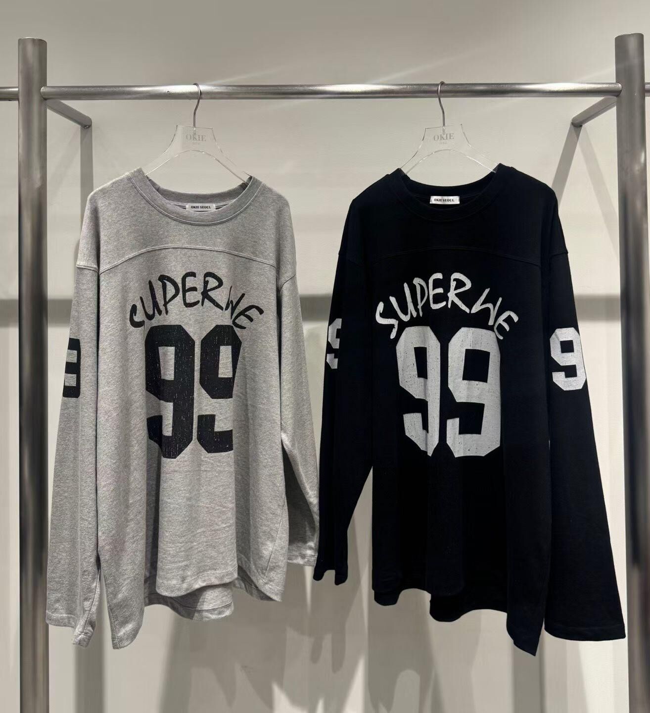 數字長袖衫 Okie-002T