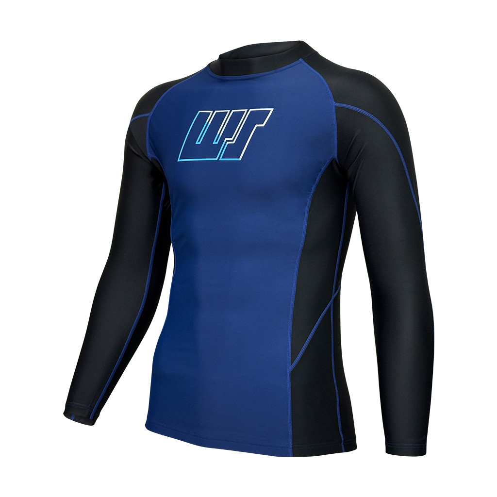 中性 POP LOGO 游泳防曬上衣 - 深藍