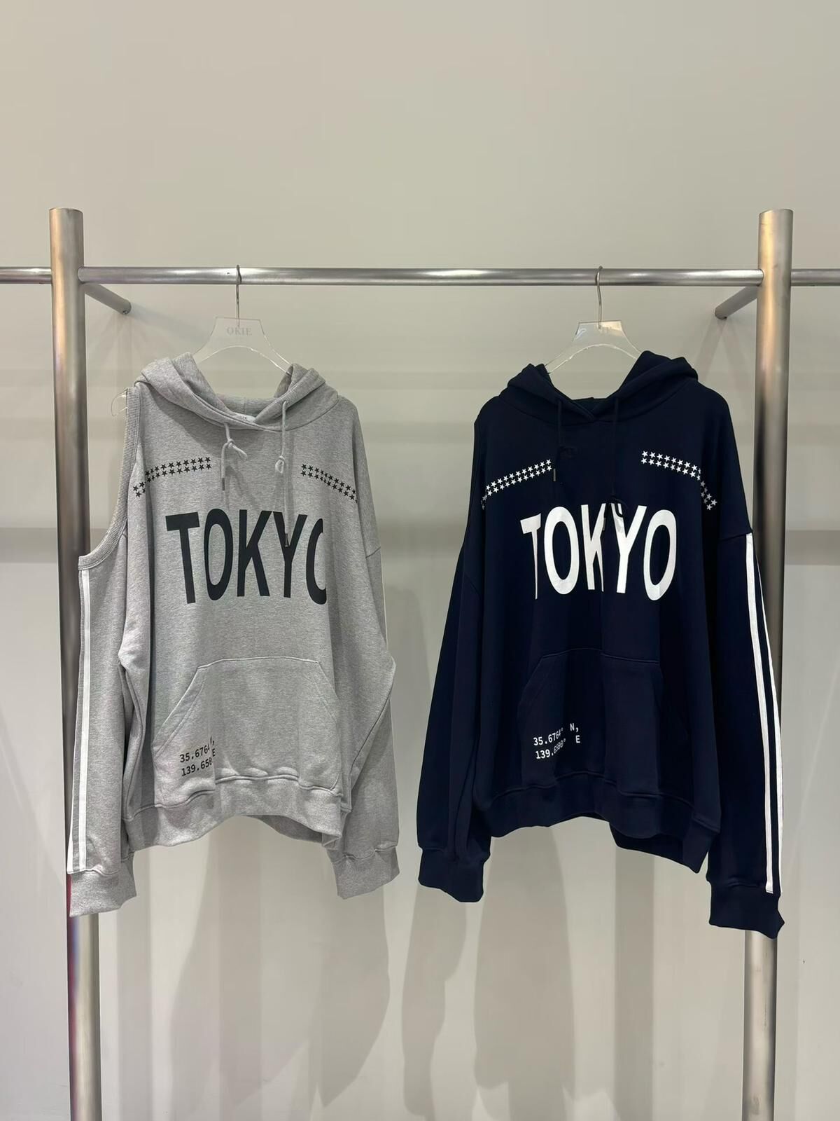 英文字連帽衛衣(女裝) Okie-004T