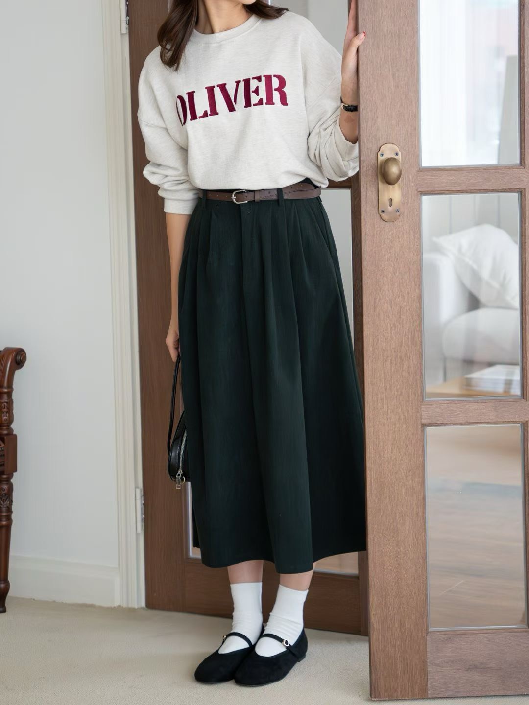 RIFF 氣質燈芯絨長裙