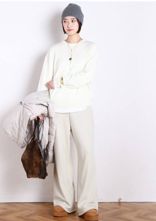 [預購]AP STUDIO 保暖刷毛棉質運動長褲 日本製