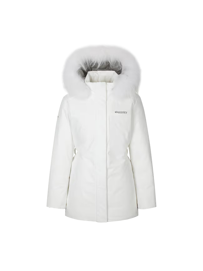 【代購】Discovery 女性 Milford Vertex Goose Down Mid Padding 鵝絨中長版羽絨外套 – 輕盈保暖・俐落修身
