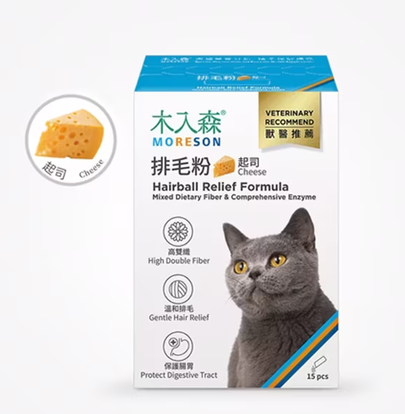 木入森 - 貓用排毛粉 2G x 30 (鮮蝦風味/芝士風味)