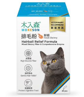木入森 - 貓用排毛粉 2G x 30 (鮮蝦風味/芝士風味)