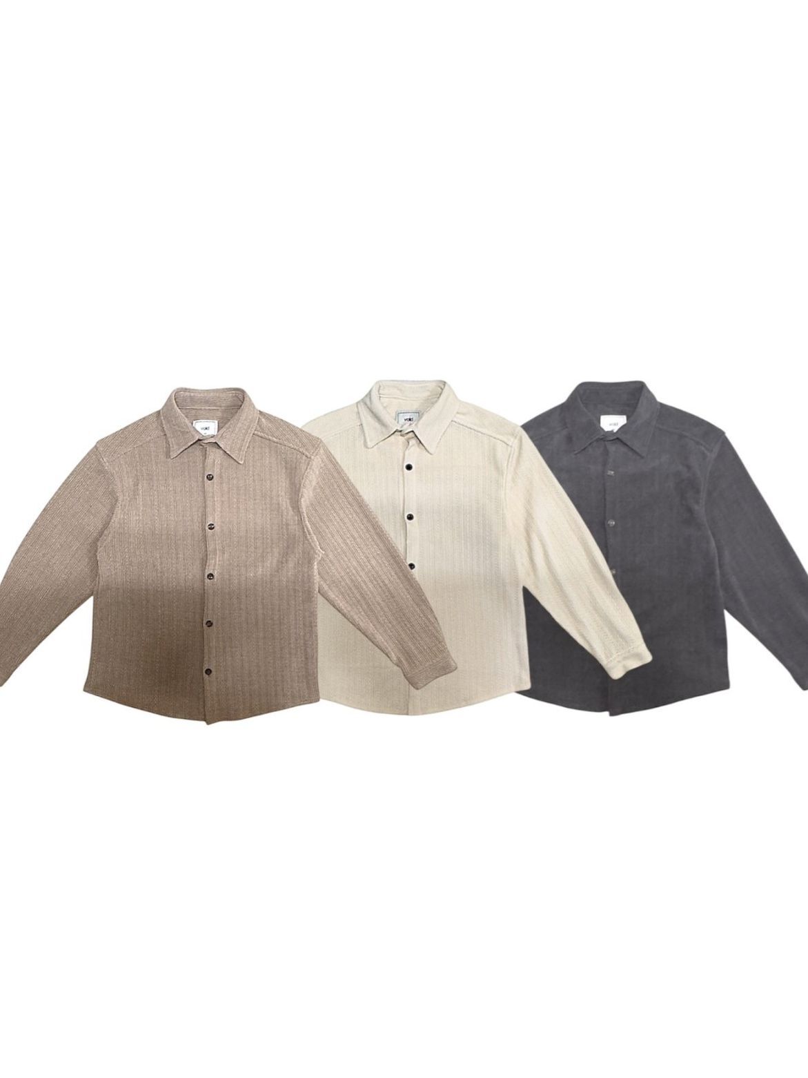 暗紋長袖恤衫 VOID-126S