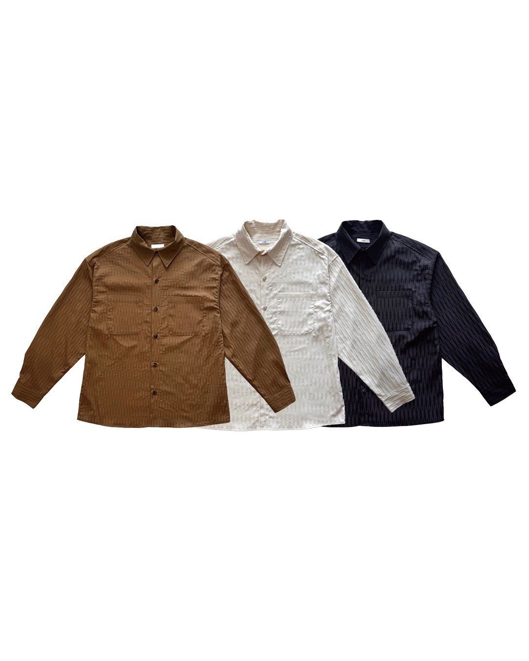 暗直紋長袖恤衫 VOID-128S