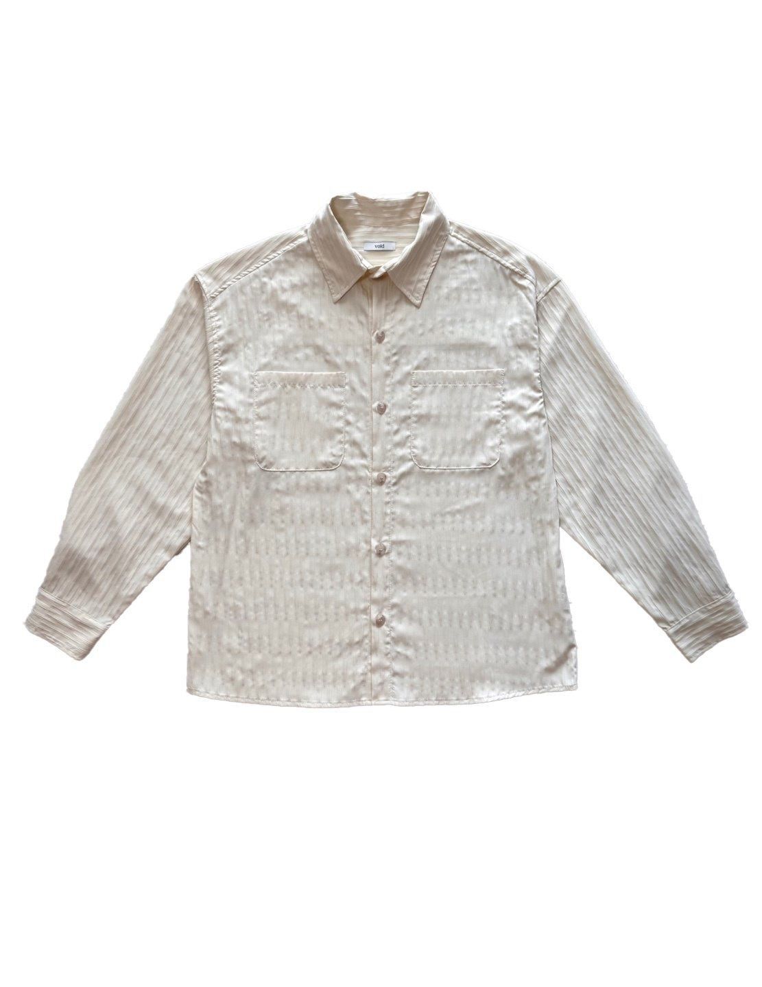 暗直紋長袖恤衫 VOID-128S