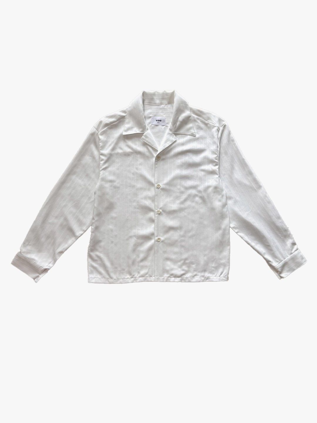 暗直紋長袖恤衫 VOID-129S