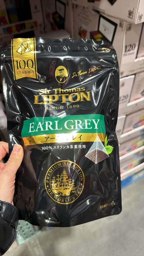SS132 SIR THOMAS LIPTON 伯爵茶茶包100'S exp:2027.10