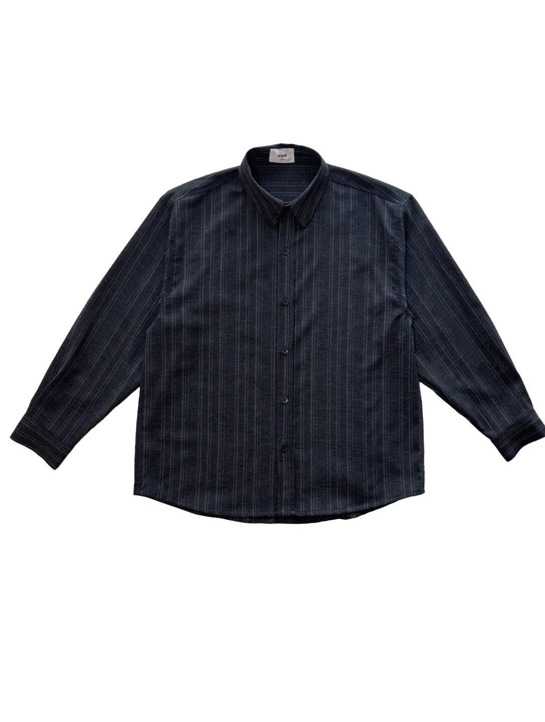 直紋長袖恤衫 VOID-130S