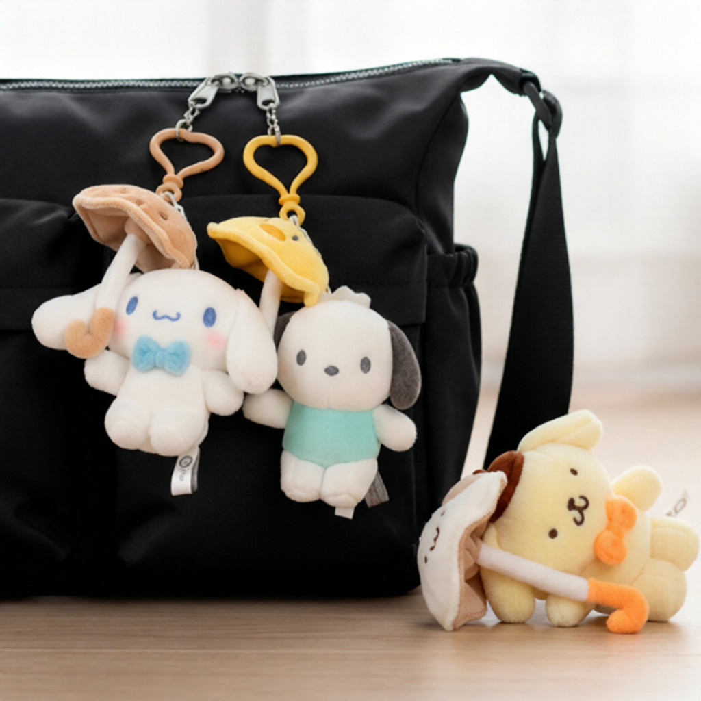 Sanrio umbrellas keyring