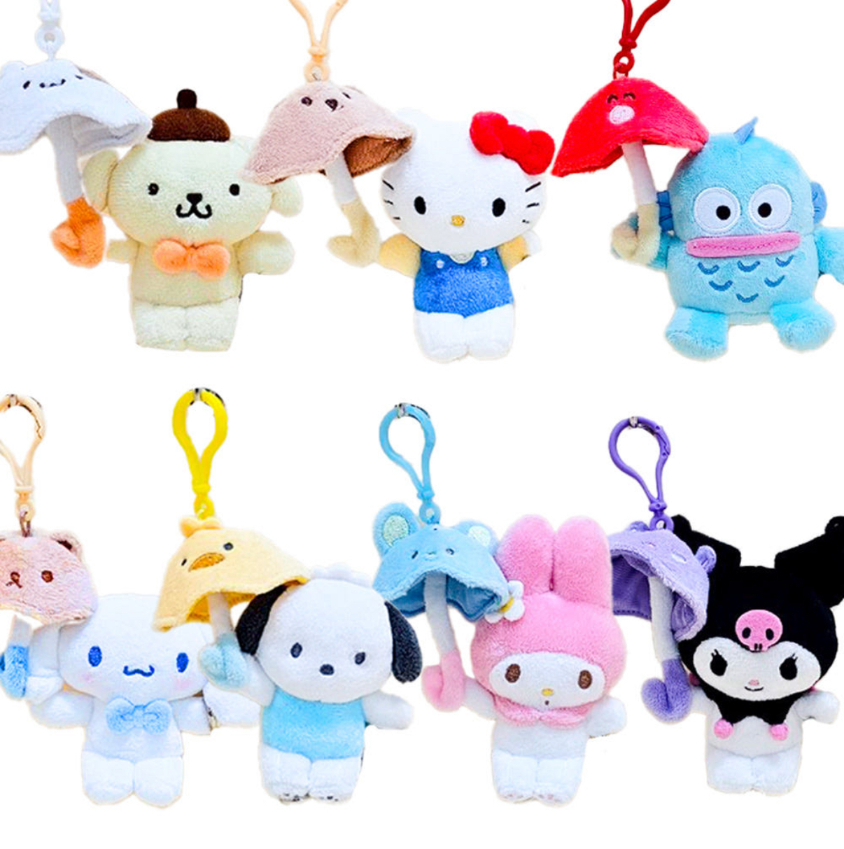 Sanrio umbrellas keyring