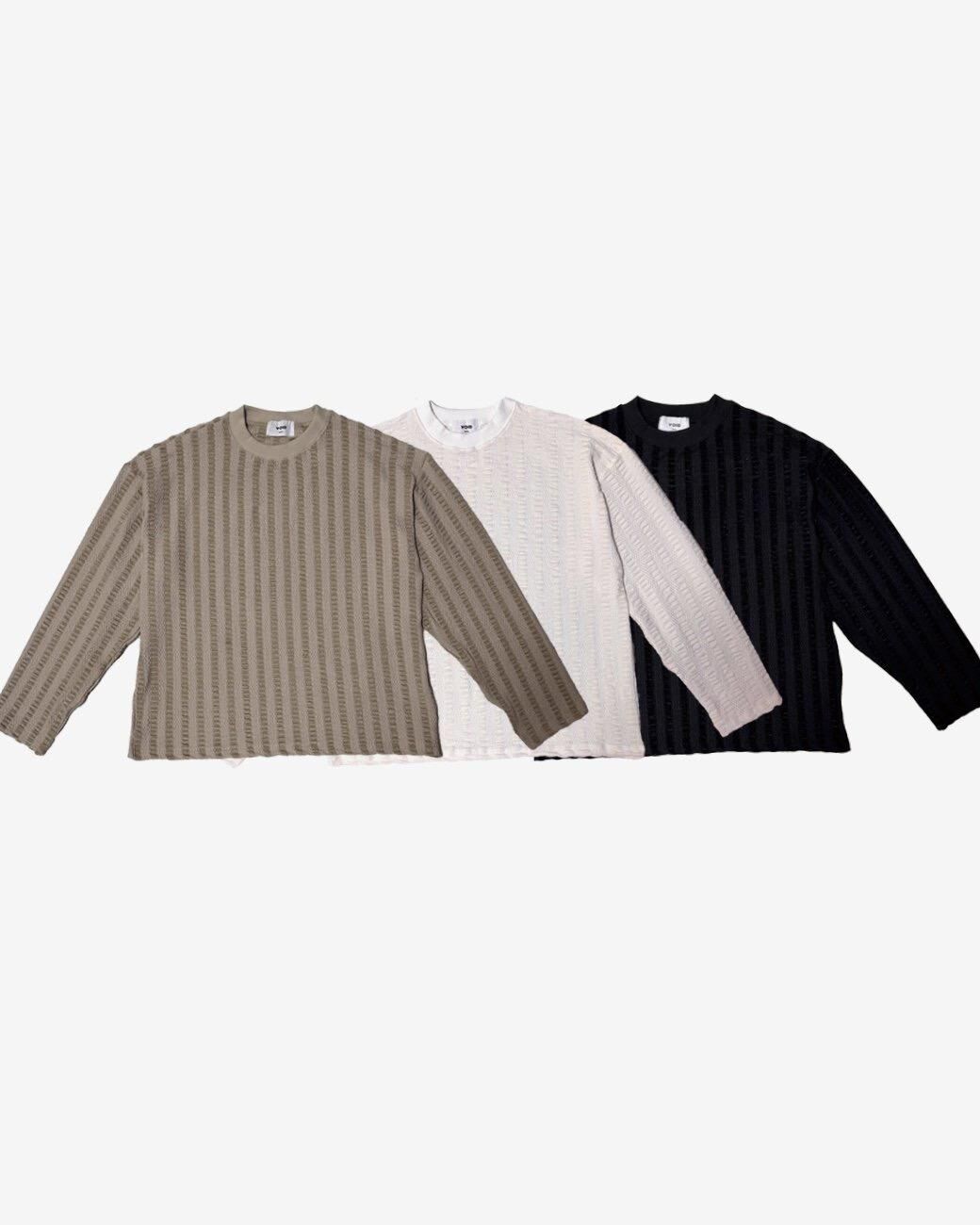 暗直紋長袖衫 VOID-131T