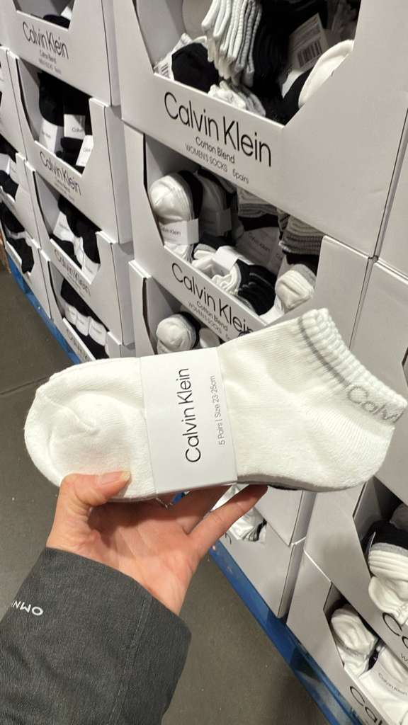 SS003 Calvin Klein 女裝短襪5對裝