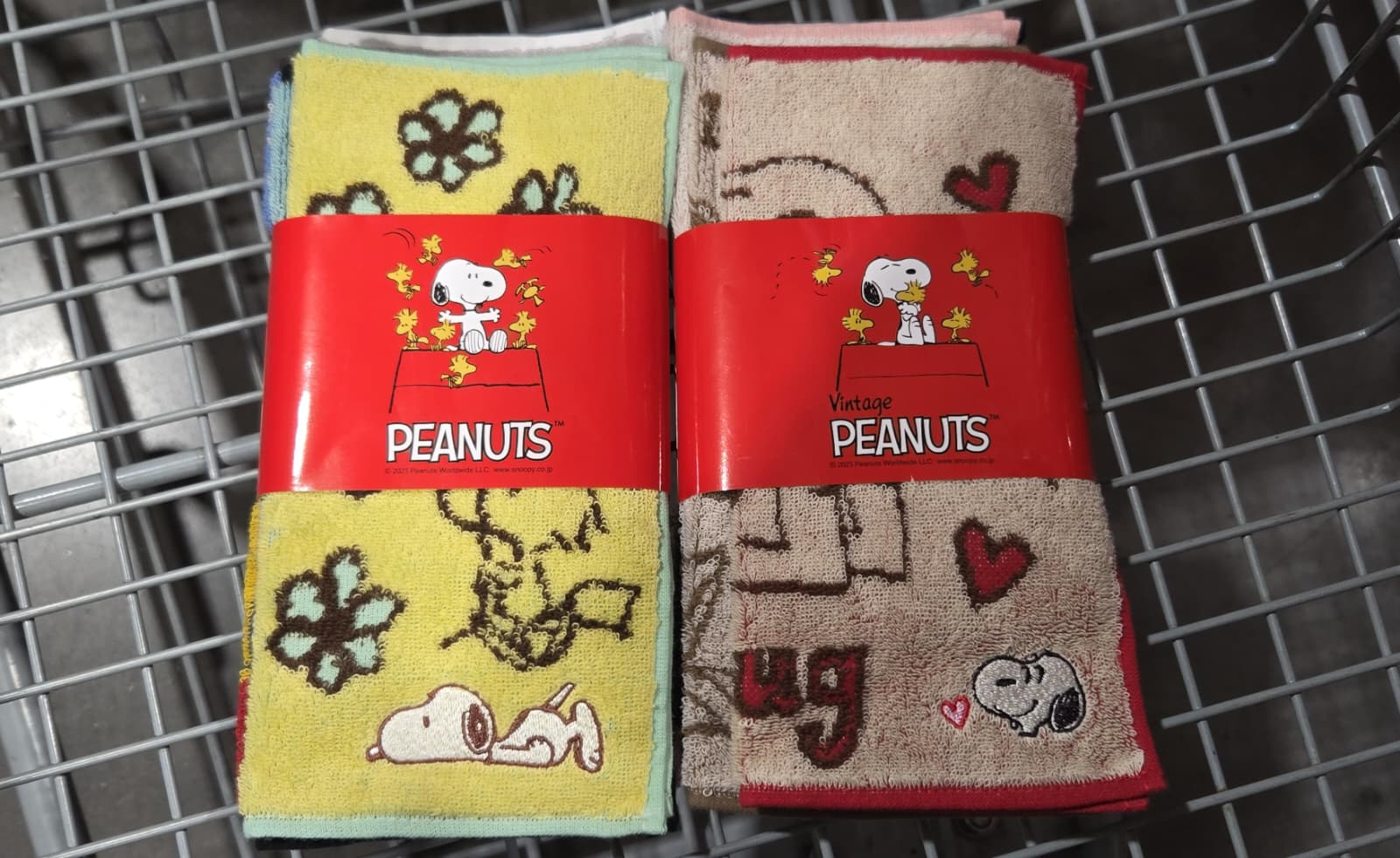 SS007 SNOOPY 正方巾 5條裝 25x25cm (隨機款式)