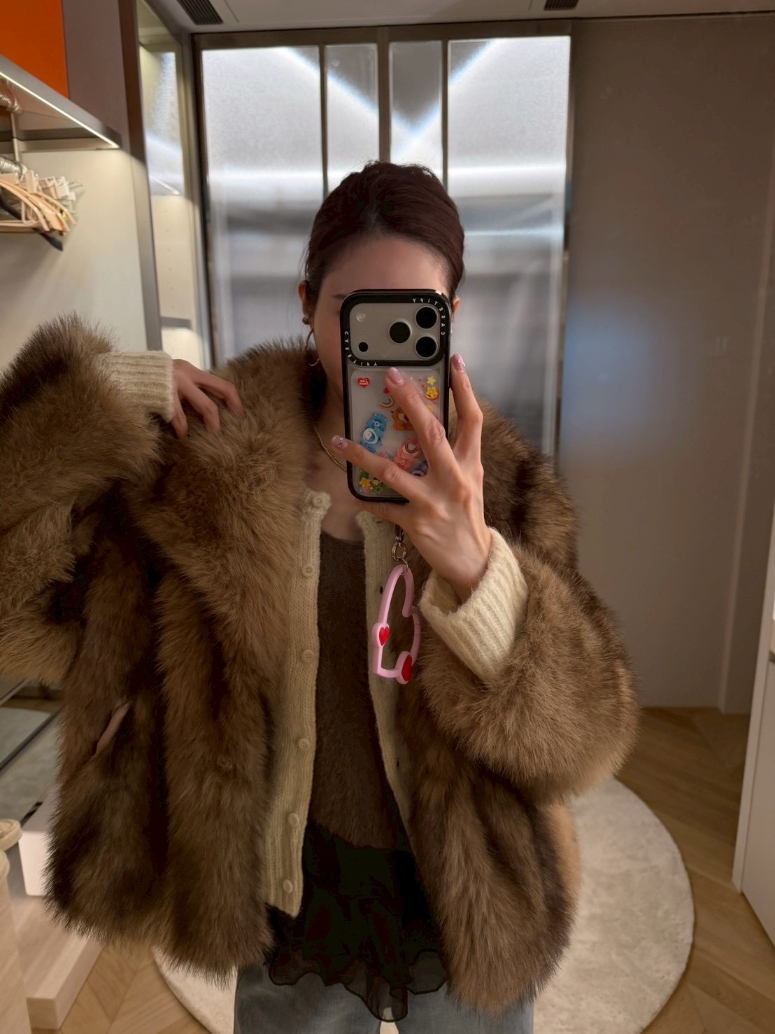 #AD146歐美時髦毛毛外套