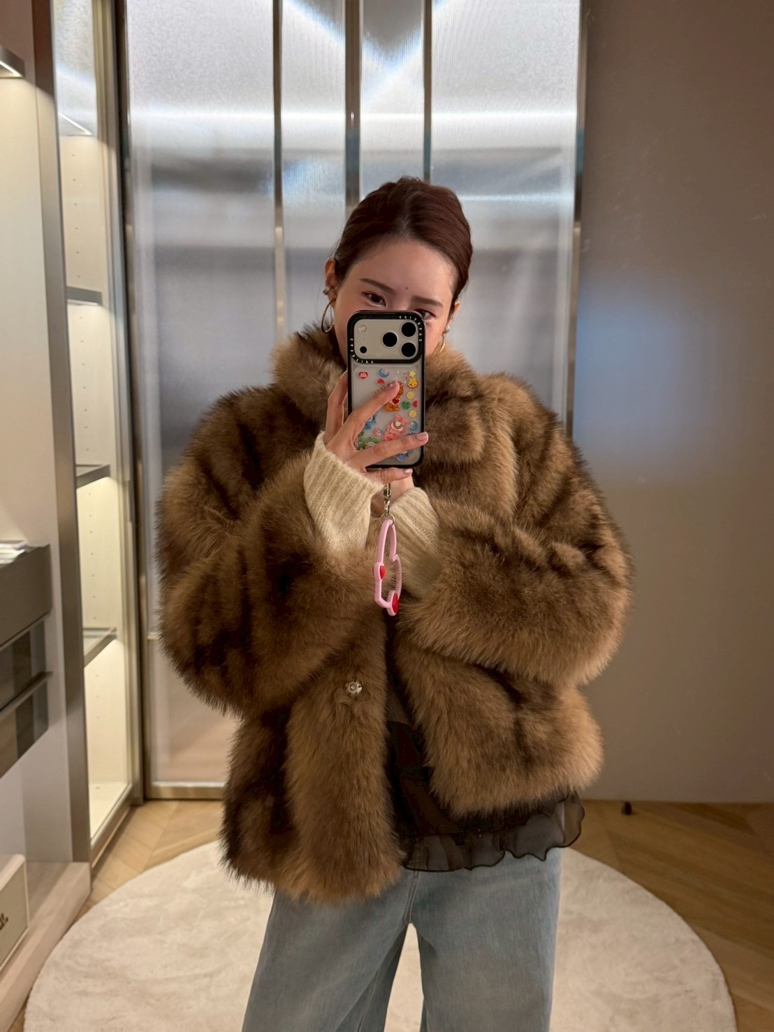 #AD146歐美時髦毛毛外套