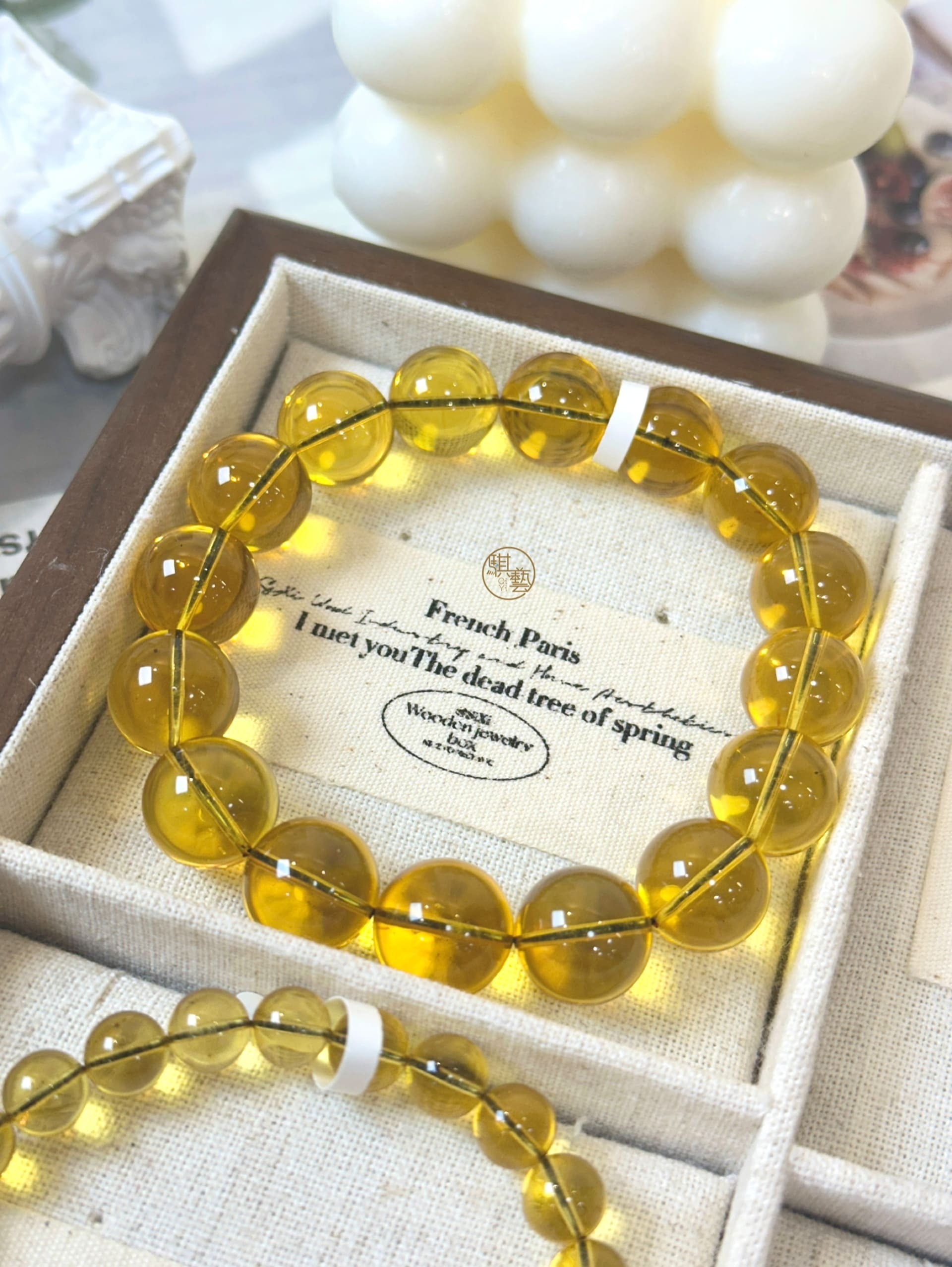 高品藍珀手串 7–12mm+｜稀有藍光・穩定防護・淨化能量的天然藍珀