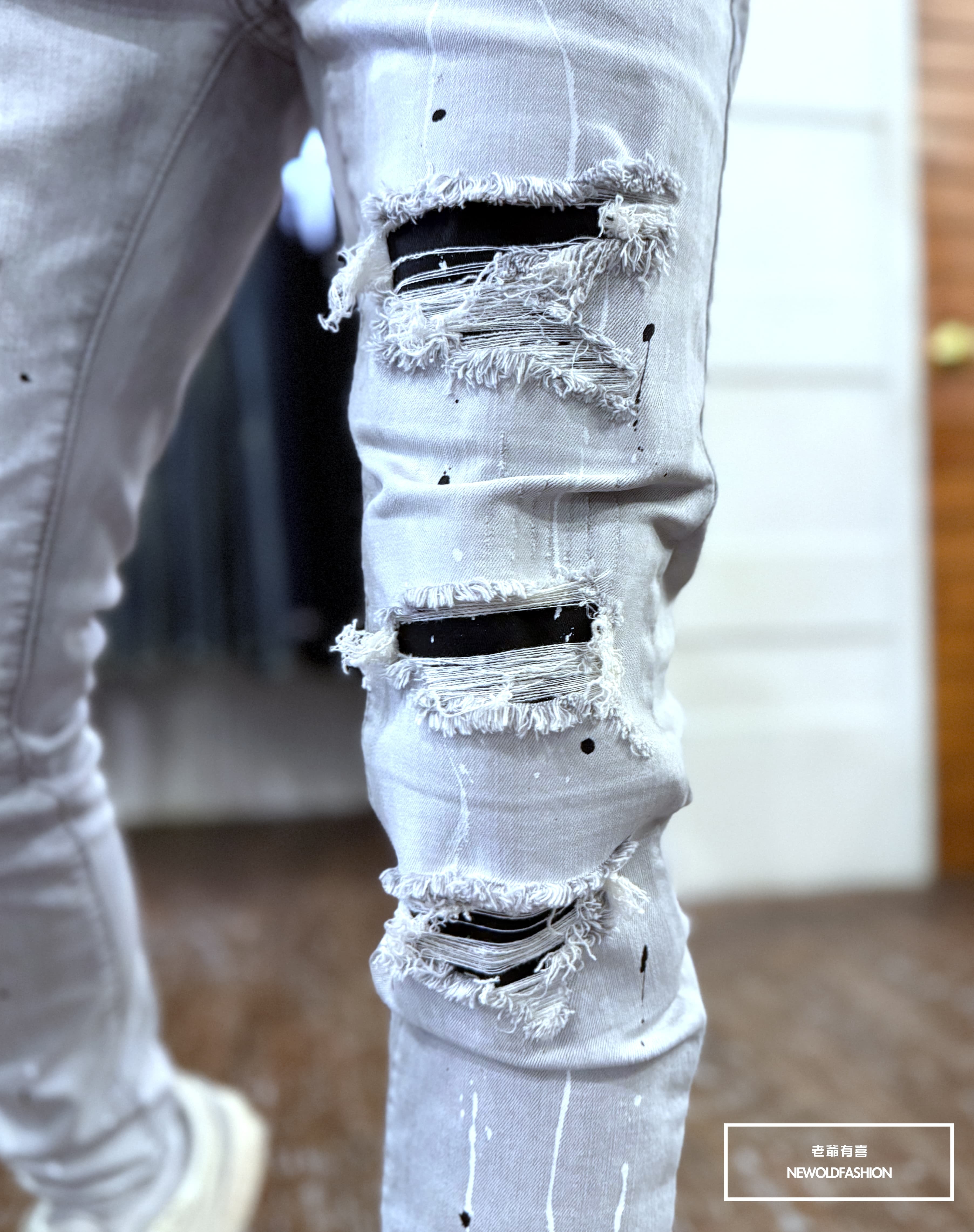 『官網限定』重磅水洗灰潑漆小直筒(NOF25123080)