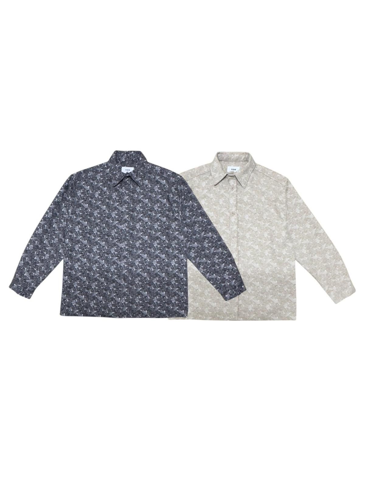 花紋長袖恤衫 VOID-139S