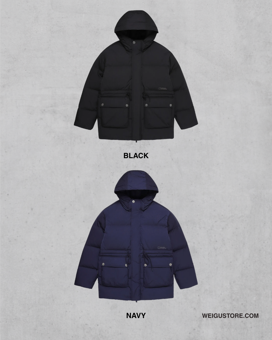 【預購】National Geographic 中長版 鵝絨外套 N254UDW090 冬季特價款