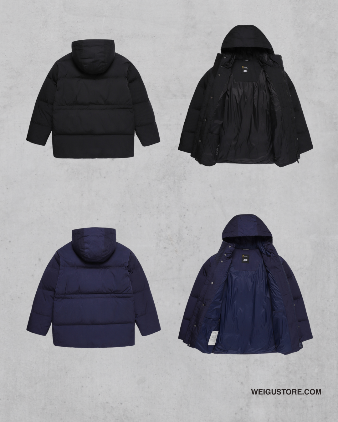 【預購】National Geographic 中長版 鵝絨外套 N254UDW090 冬季特價款