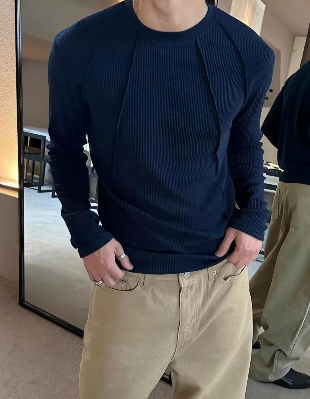 淨色長袖衫 GAMBLE-055T