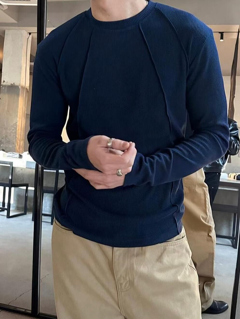 淨色長袖衫 GAMBLE-055T