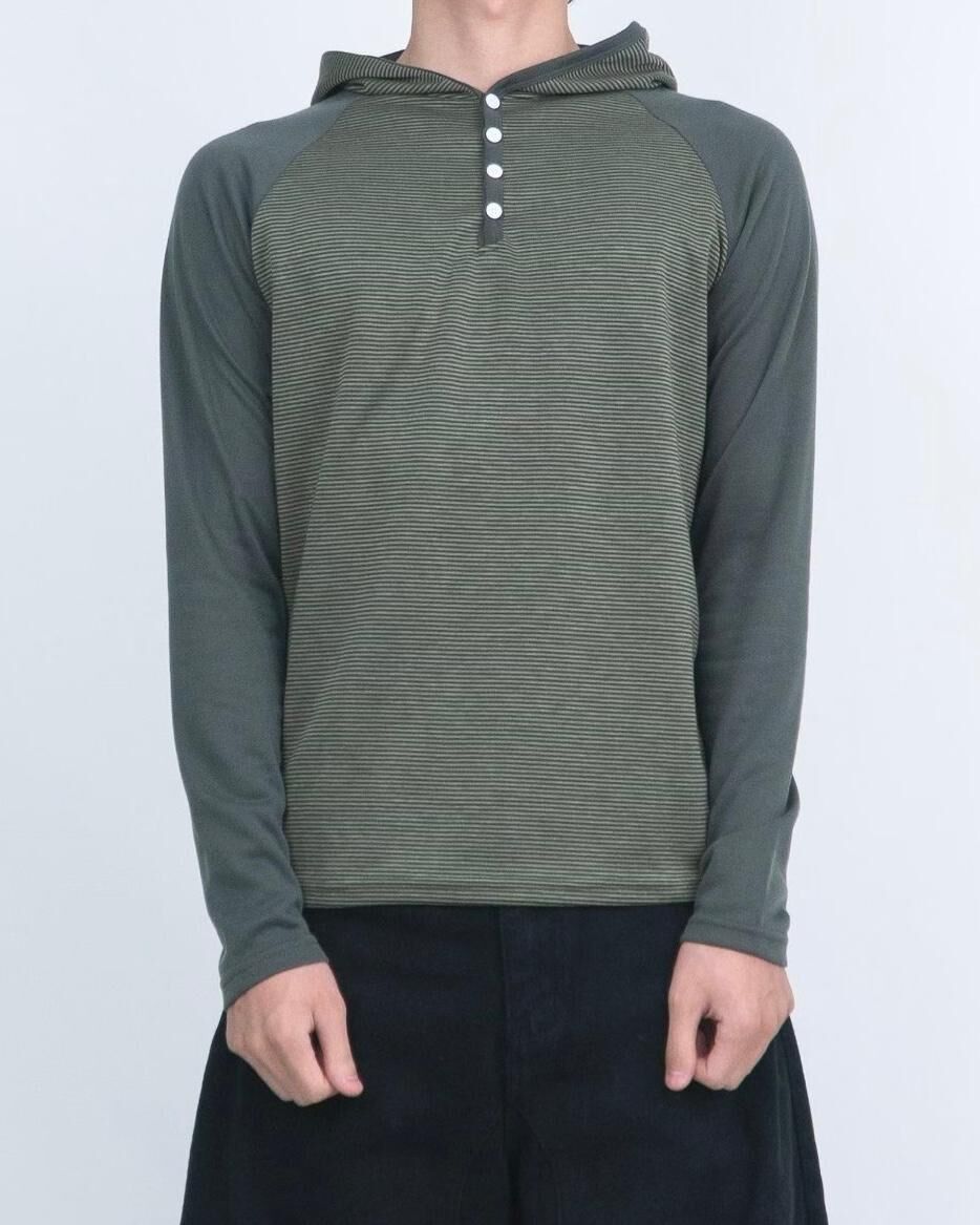 橫間連帽長袖衫 GAMBLE-060T