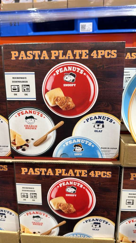 SS106 SNOOPY 意粉碟一套四隻