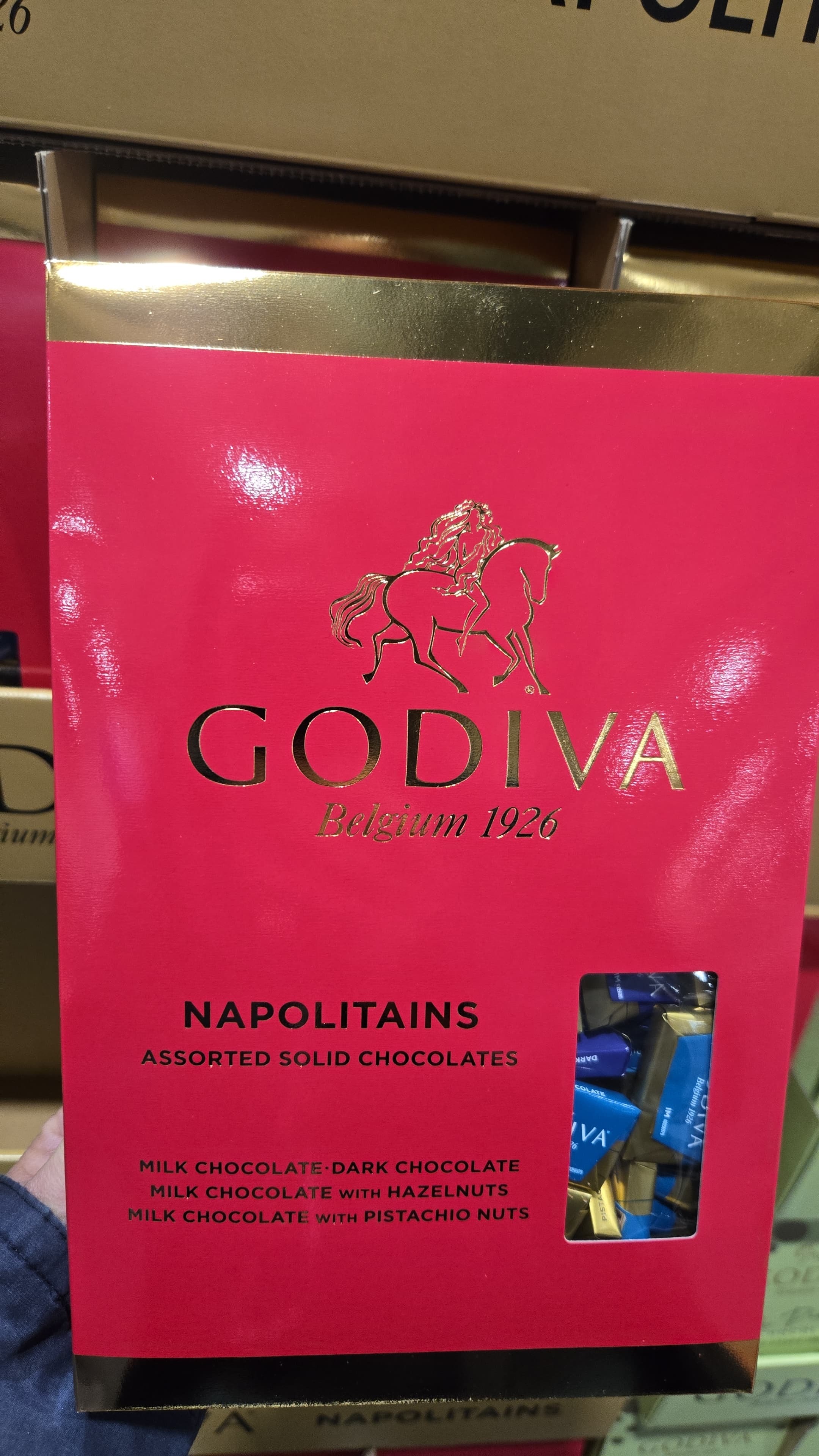 SS074 GODIVA 雜錦牛奶朱古力320G exp: 2026.08