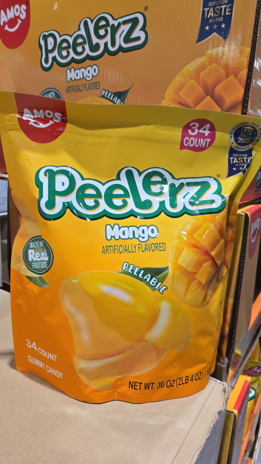 SS014 Peelerz芒果剝皮橡皮糖1020g exp: 2027.01