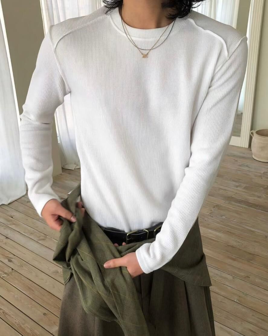 淨色長袖衫 GAMBLE-065T